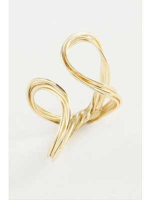 Marsilyan Oval Metal Yüzük