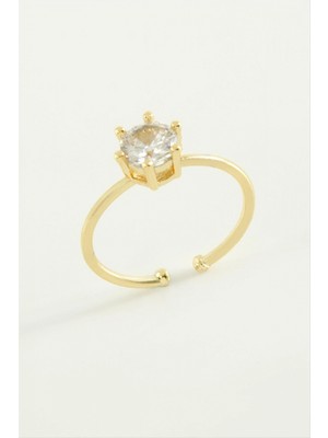 Marsilyan Zirkon Tektaşlı Yüzük