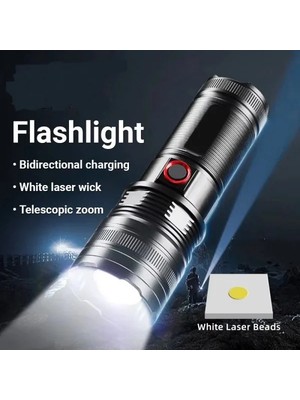 Tp Taktik LED El Feneri 2000M, Güçlü Uzun Menzilli LED El Feneri XA-B702