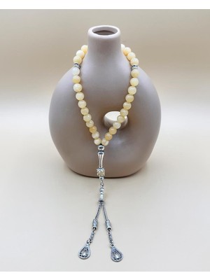 Nevoka Kalsit Doğal Taş Tesbih