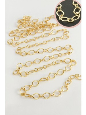 Marsilyan 7 mm Noktalı Oval Zincir 1 metre