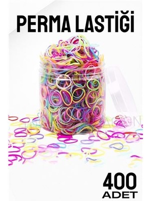 Fantastik Store Turk Perma Lastiği Ince 400 Adet Renkli