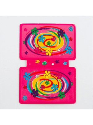 Marsilyan Çiçek Desenli Kolye Kartı