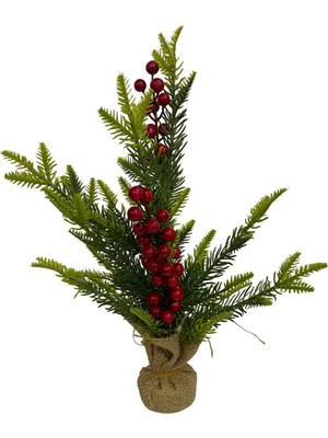 Empressco 35CM Yeşil Masa Üstü Çam Ağacı, Doğal ve Şık Dekoratif Aksesuar