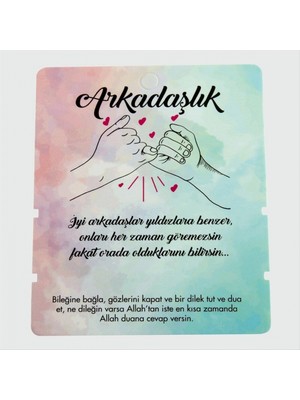 Marsilyan 2'li Arkadaşlık Bileklik Kartı