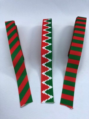 Empressco Yılbaşı Temalı Renkli Kurdele Seti, 10 Parça, Süsleyici ve Şık Dekorasyon Için