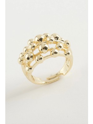 Marsilyan Yuvarlak Metal Yüzük