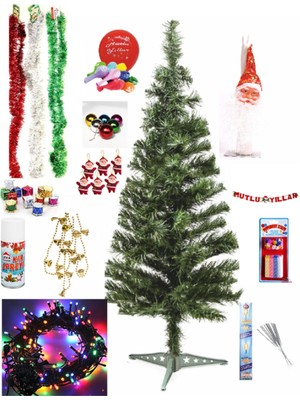 Empressco Yılbaşı 60 cm Yeşil Çam Ağacı Seti, Ev Dekorasyonu Için Mükemmel Seçim