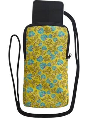 Wallery Bags Desenli Askılı Telefon Çantası – Cüzdan & Boyun Çantası