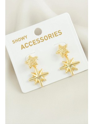 Marsilyan Yıldız Trend Metal Küpe