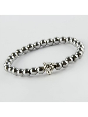 Marsilyan 6 mm Hematit Doğaltaşlı Bileklik