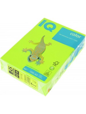 Kitabevimden Mondi Iq Color Renkli Kağıt A4 80 gr Fosforlu Yeşil (500 Lü 1 Paket)