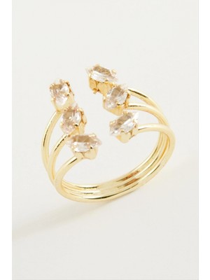 Marsilyan Oval Zirkon Taşlı Yüzük