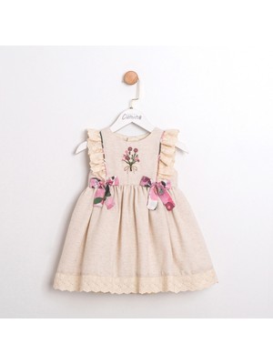 ministok Dylan Kurdele Detaylı Kız Elbise