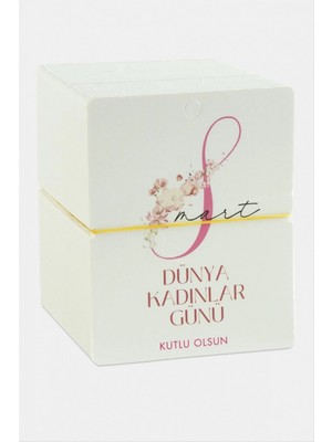 Marsilyan Dünya Kadınlar Günü Bileklik Kartı