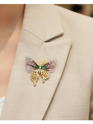Nevoka Aurora Kanatlı Kelebek Broş