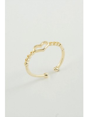 Marsilyan Kalp Metal Yüzük