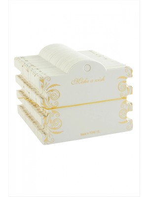 Marsilyan 3'lü Yaldızlı Kalın Bileklik Kartı 100 Adet