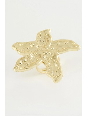 Marsilyan Çiçek Metal Yüzük