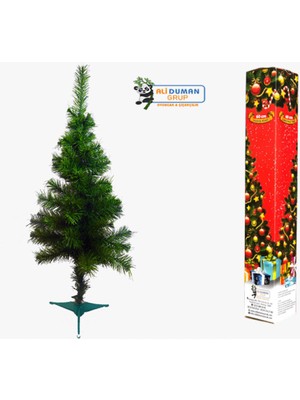 Empressco 60 cm Çok Renkli 75 Dallı Yılbaşı Çam Ağacı, Şık ve Renkli Dekorasyon, Huzurlu Yılbaşı