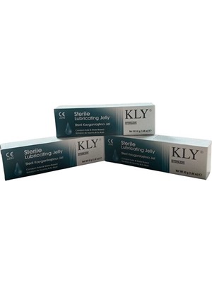 Kly 3'lü Ekonomik Paket 42 gr Lubrıkant Jel Kondom Ile Uyumlu Steril