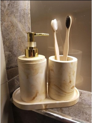 Trust Stone 3 Lü Bej Banyo Seti