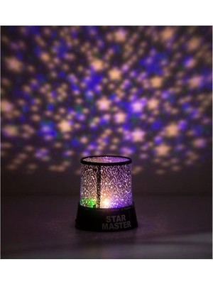 Buğz Duvara Işık Yıldız Yansıtan Star Master Gece Lambası