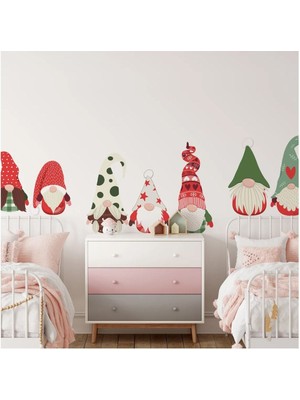 Empressco Renkli Noel Noel Baba Dekoratif Çocuklar ve Yetişkinler Için Sticker Seti