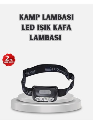Tp Bfs Gece Balıkçılığı Için Ultra Parlak Şarjlı Kafa Lambası | 4 Işık Modu + USB Şarj