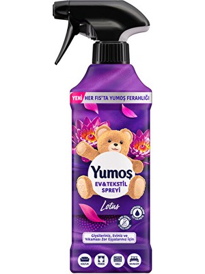Yumoş Oda Kokusu Sprey 450 ml Lotus (5 Adet)