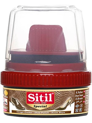 Sitil Ayakkabı Boyası Krem 200 G Koyu Kahve (2 Adet)