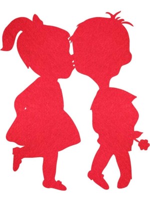 Empressco Kırmızı Keçe Yılbaşı Süsleri, 6'lı Paket, Renkli ve Şık Dekorasyon Seçeneği