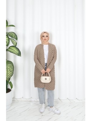 Nisum Moda Örgü Kalın Triko Hırka