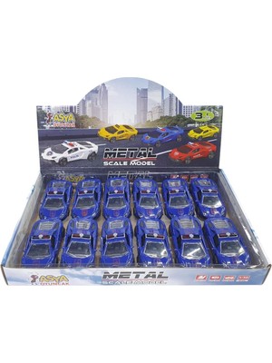 Aksiyon Global Çek Bırak Metal Araba Lamborgini - ILK004 - Jandarma (Lisinya)