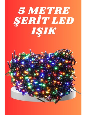 Fantastik Store Renkli Her Ortama Uygun 5 Metre LED Işık Renkli Aydınlatma