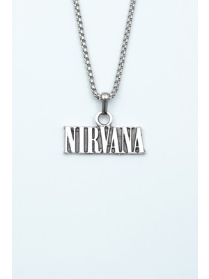 Alooya Nirvana Gümüş Kaplama Örme Zincir Kolye