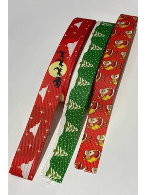 Empressco Renkli Yılbaşı Süsü ve Kurdele Takımı 7 Parça, Neşeli Kutlama Dekoru Seti