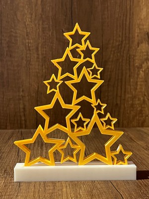 Empressco Sarı Yıldızlar Ağacı ile Renkli ve Şık Dekorasyon Keyfi