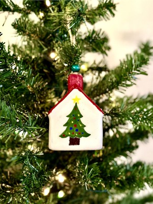 Empressco Beyaz Çam Ağacı ve Duvar Süsü, Yılbaşı Dekorasyonu, Şık ve Zarif Tasarım