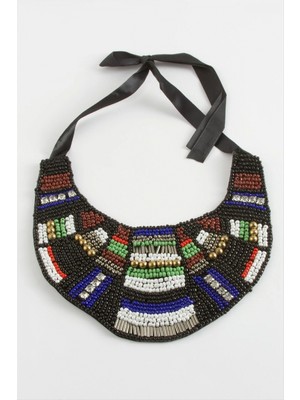 Marsilyan Etnik Kum Boncuk Yaka Kolye