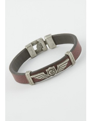 Marsilyan Ay Yıldız Suni Deri Bileklik