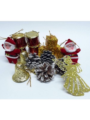 Empressco Renkli Yılbaşı Ağacı Süsleme Seti, 3 Cm, Şık ve Eğlenceli Dekorasyon Aksesuarları