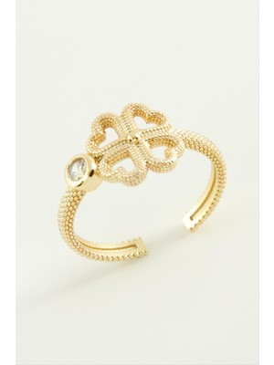 Marsilyan Yonca Metal Yüzük