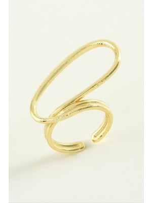 Marsilyan Oval Metal Yüzük