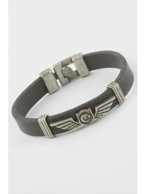 Marsilyan Ay Yıldız Suni Deri Bileklik