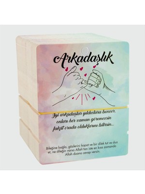 Marsilyan 2'li Arkadaşlık Bileklik Kartı