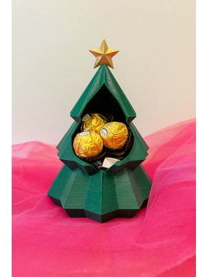 Empressco Yeşil Yılbaşı Ağacı Şekerlik, Şık ve Dekoratif Hediye Seçeneği