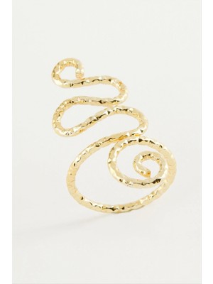 Marsilyan Yılan Metal Yüzük