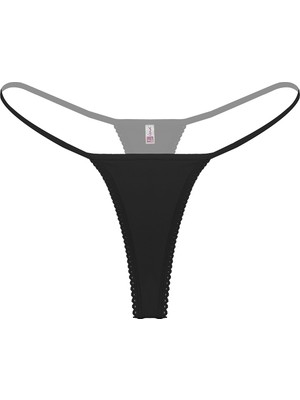 Çamaşır Kenti Siyah Fantezi Giyim Kadın Fantazi String