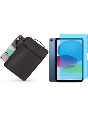 Ennar Hometech Hello Kitty Pink - 7" Tablet Uyumlu 12.9 Inç Tablet Kılıfı Çantası ve Ekran Koruyucu